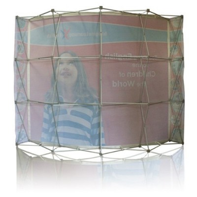 PANEL ARAÑA TEXTIL CURVO 6 CUERPOS (420*230 CMS)