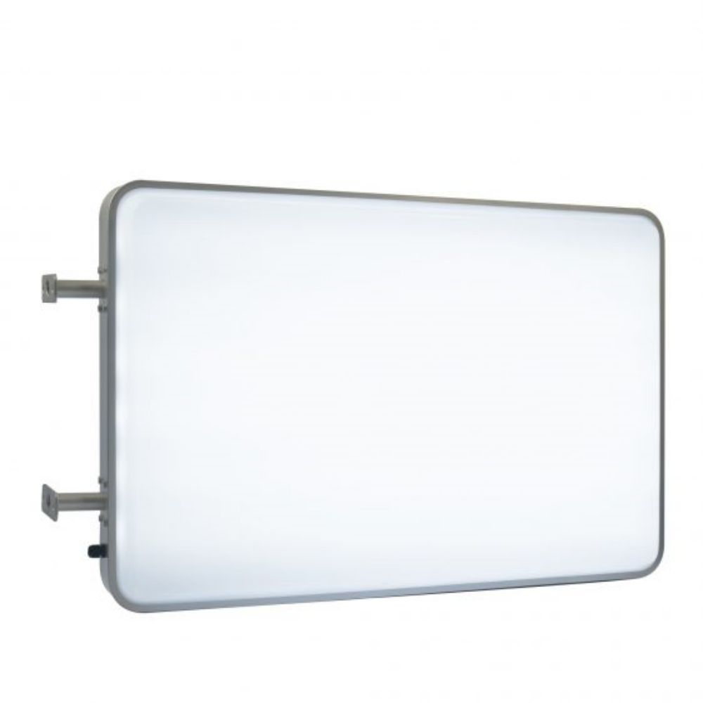 CAJA DE LUZ RECTANGULAR DOBLE GRAFICA 40*60 CMS PARA MURO