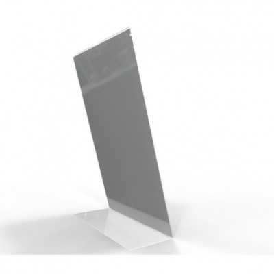 PORTA GRAFICA ACRILICO A5 (14.8*21 CMS) FORMATO L VERTICAL 1.7 MM (C12)